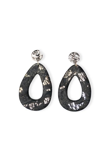 Puzetové náušnice střední