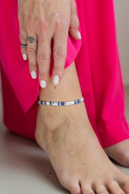 anklet tila SANTORINI silver