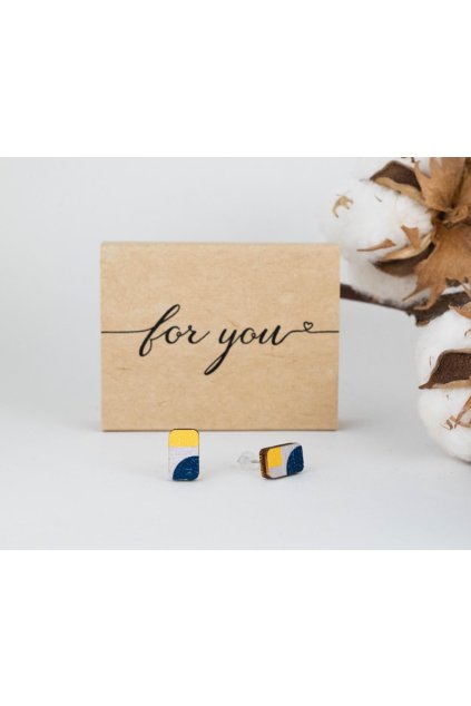 6852 obdelnik male puzety modro zluta