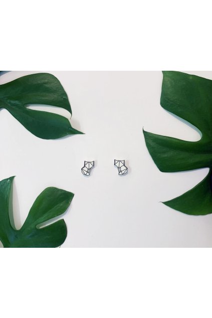 7818 nausnice origami liska spici