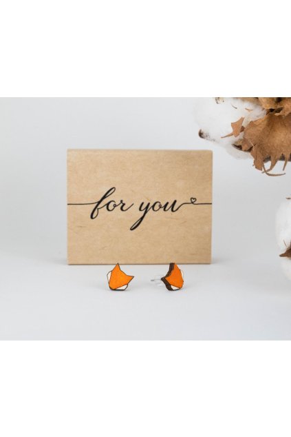 9264 liska male puzety oranzova