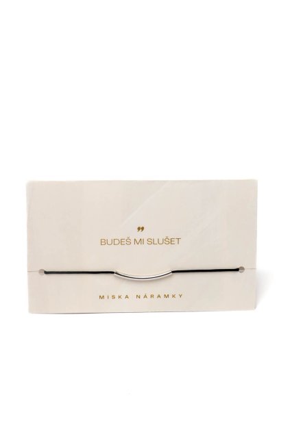 miska naramky stribrna 3