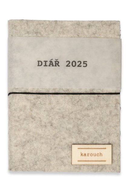 diář béžový 1