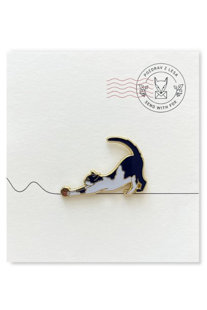 20562 odznacek kocka s cernymi flicky