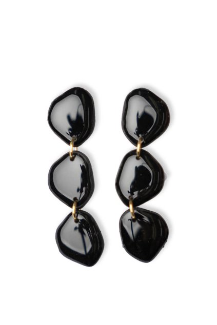 21374 nausnice visaci cerne ovalky