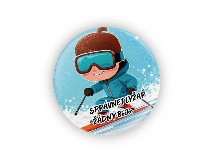 00029 správnej lyžař, žádný béčko web