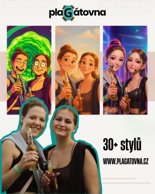 Nahraj fotku, vyber styl a uvidíš, co z tebe může být. Ilustrace, cartoon, game vibe, fantasy… klidně všechno. 30+ stylů....