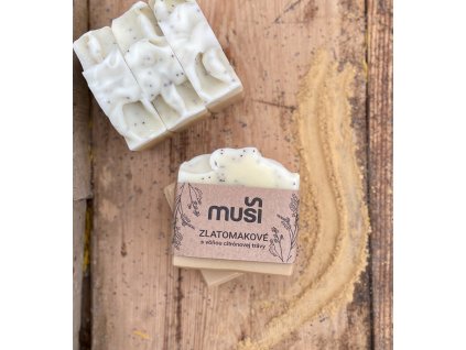 Zlatomakové mydlo s vôňou citrónovej trávy