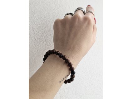 Náramok obsidián mahagon 8mm