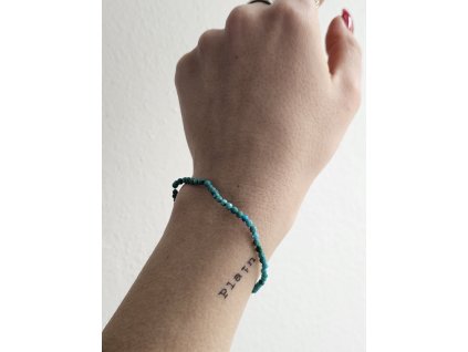Náramok tyrkys 3mm