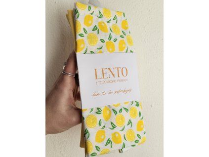 Kuchynské utierky, 55x45cm, citróny