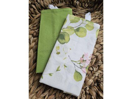 Kuchynské utierky, 35x45cm, zelené