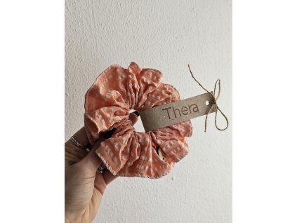 Scrunchie oranžová