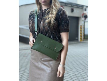 Kožená ľadvinka zelená