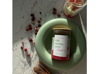 Matcha sviečka Rasberry