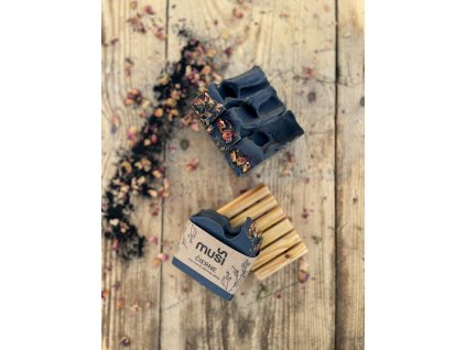 Čierne mydlo s tea tree & aktívnym uhlím