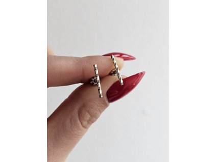 Strieborné náušnice