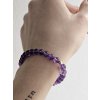 Náramok ametyst 6mm