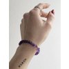 Náramok ametyst 6mm