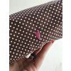 Kozmetická taštička s výšivkou, bodkovaná