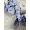 Scrunchies s uškami modré