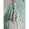 Makramé kabelka Bella tyrkysová