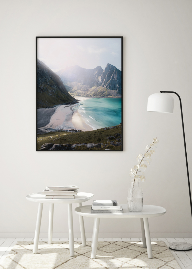 plakat priroda kvalvika beach 02