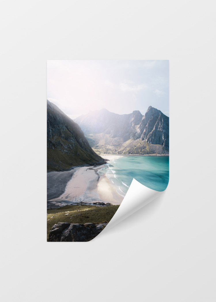 plakat priroda kvalvika beach 04