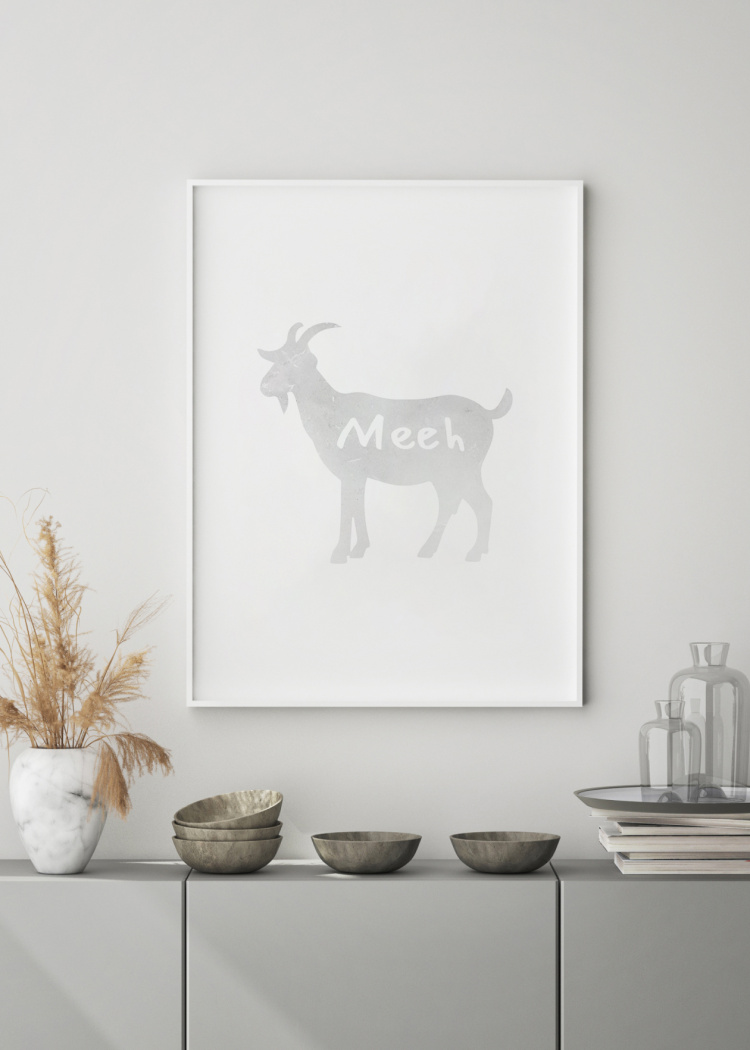 plakat typograficke kozi silueta 02