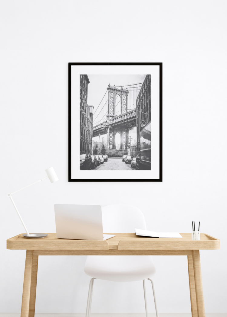plakat architektura manhattan bridge 02