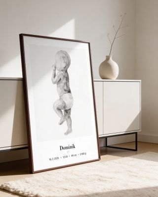 Navždy si zapamatujte, jak byli maličcí. ❤️ Náš plakát v životní velikosti je tou nejkrásnější vzpomínkou na první dny...