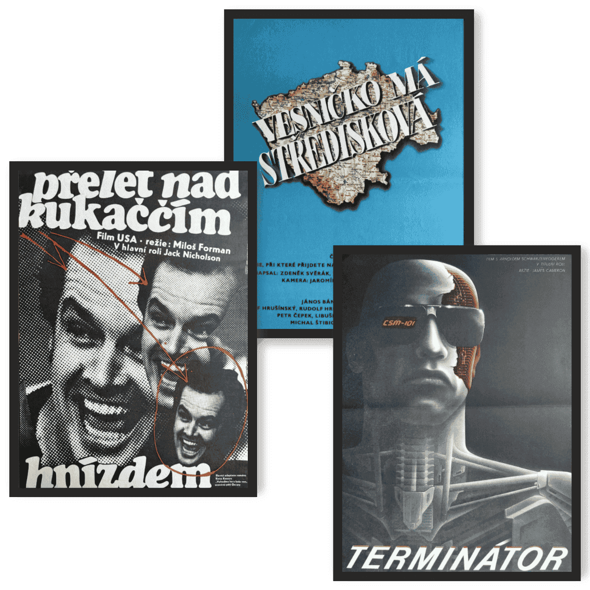 Ukázka originálních filmových plakátů