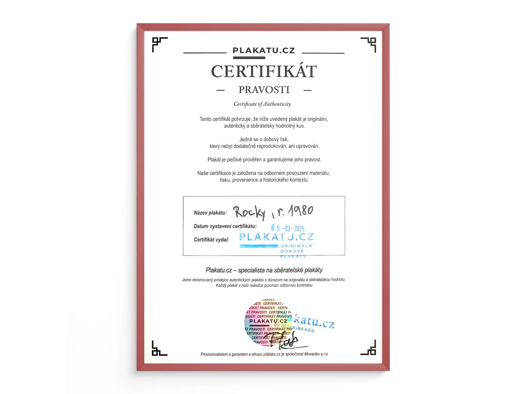 Certifikát pravosti