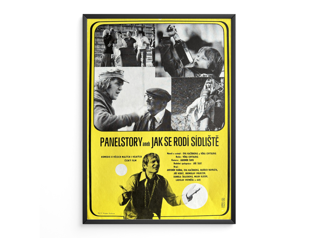 Panelstory aneb jak se rodí sídliště - Verze 3 -Filmový plakát (A3)