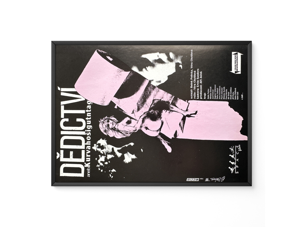 Dědictví aneb Kurvahošigutntág - Verze 1 - Filmový plakát / Fotoska / Slepka (cca A4)