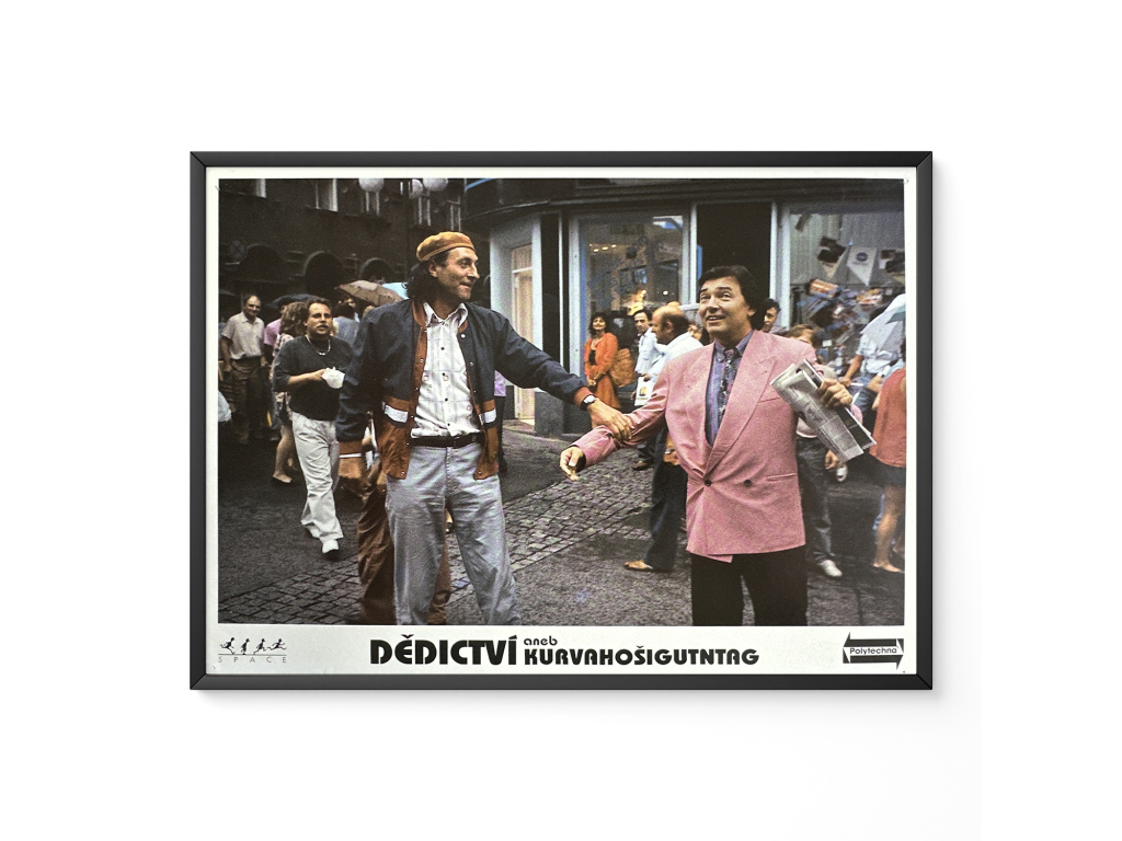 Dědictví aneb Kurvahošigutntág - Verze 6 - Filmový plakát / Fotoska / Slepka (cca A4)