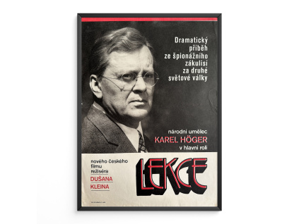Lekce - Filmový plakát (A3)