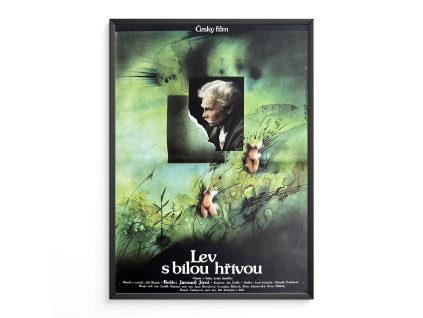 10070 2 lev s bilou hrivou filmovy plakat a3