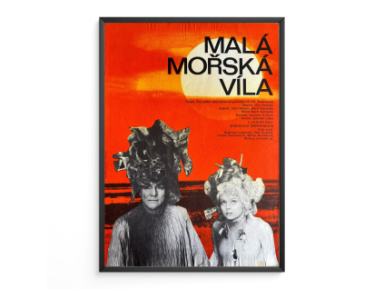 Malá mořská víla - Verze 2 - Filmový plakát (A3)