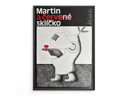 Martin a červené sklíčko - Verze 1 - Filmový plakát (A3)