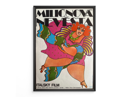 10463 1 milionova nevesta filmovy plakat a3