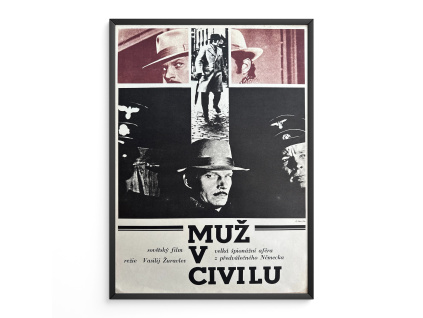 10784 1 muz v civilu filmovy plakat a3