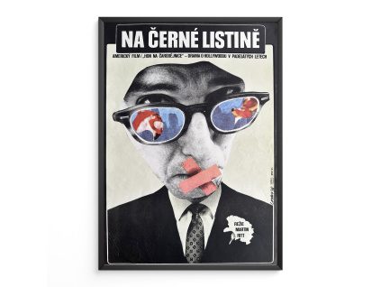 10883 2 na cerne listine filmovy plakat a3