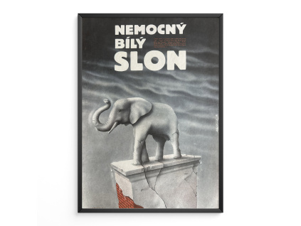 11252 2 nemocny bily slon filmovy plakat a3