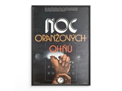 11489 2 noc oranzovych ohnu filmovy plakat a3