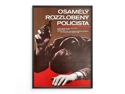 11792 2 osamely rozzlobeny policista verze 2 filmovy plakat a3