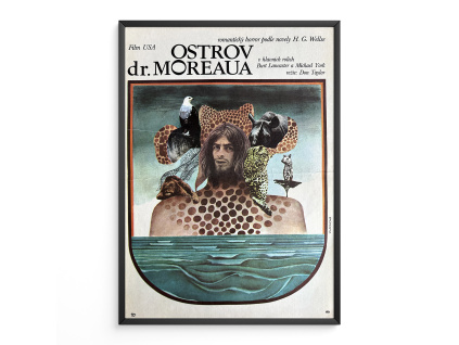 11816 2 ostrov dr moreaua verze 2 filmovy plakat a3