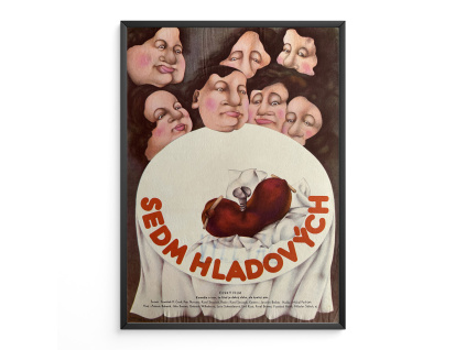 12245 2 sedm hladovych filmovy plakat a3