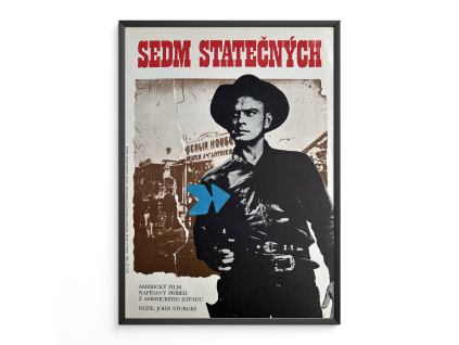Sedm statečných - Filmový plakát (A3)