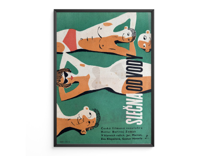 12455 2 slecna od vody verze 1 filmovy plakat a3